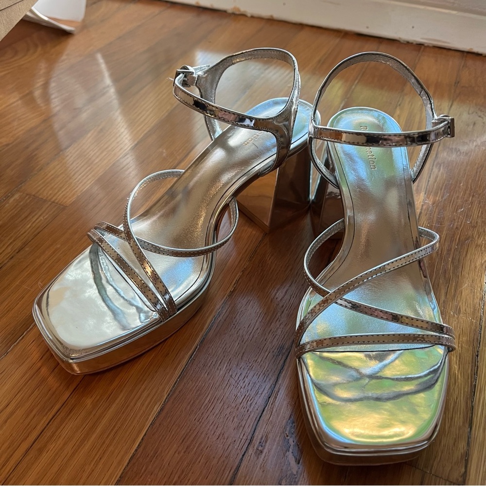 Reformation "Matilde" Platform Sandal - Size 6.5